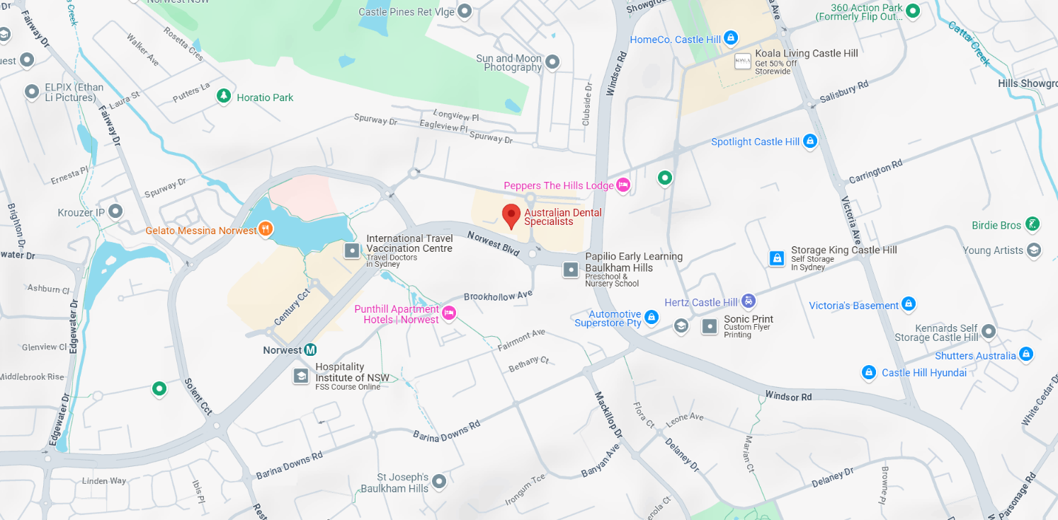 Australian Dental Specialists IMG Map