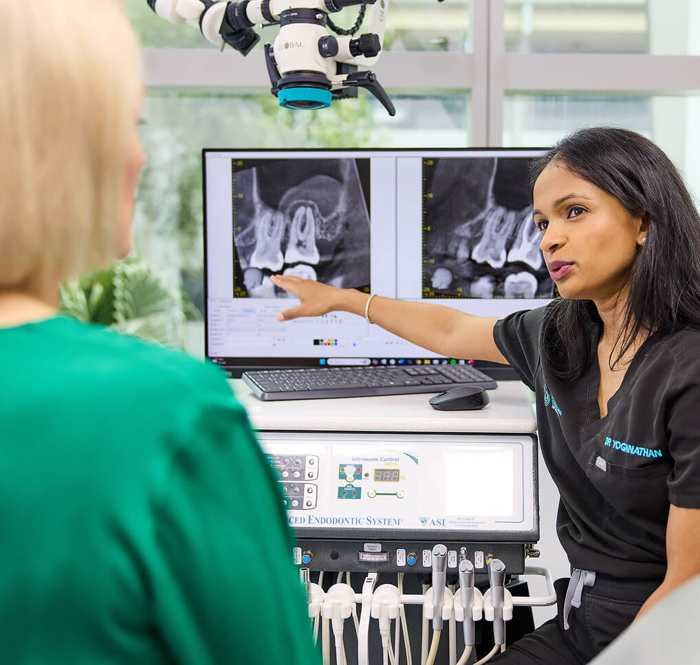 Dental consultation with x-ray | dental implants Sydney